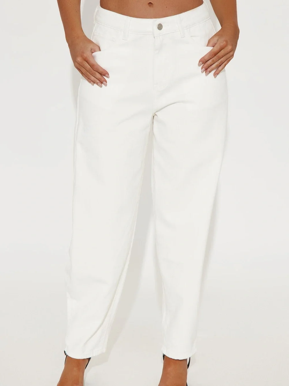 FashionNova Twill Barrel Pants